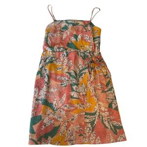 Nine West Floral Print Dress Sleeveless‎ Casual Sundress Summer Dress S